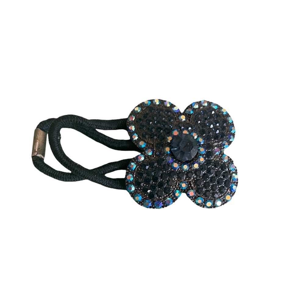 crystal pony tail holder